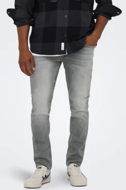 Jeans Slim gris oscuro