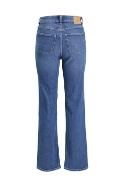 Jeans slim tiro medio