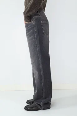 Jeans straight mid rise