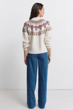 Jeans super wide bolsillos plastr&oacute;n