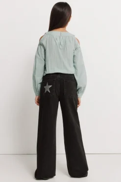 Jeans Wideleg ni&ntilde;a