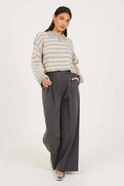 Jersey a rayas con cuello polo