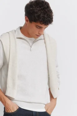 Jersey b&aacute;sico cremallera