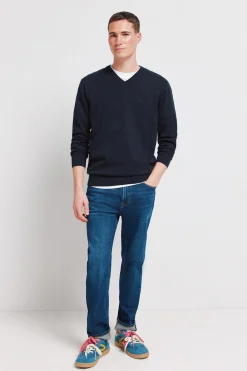 Jersey b&aacute;sico cuello pico logo Springfield