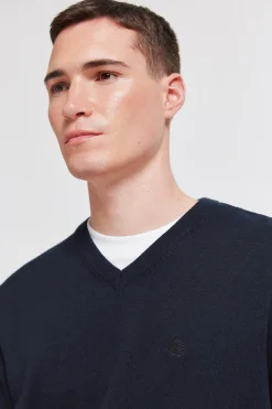 Jersey b&aacute;sico cuello pico logo Springfield