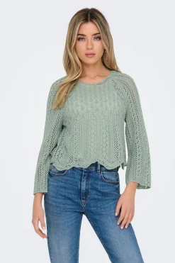 Jersey calado manga francesa