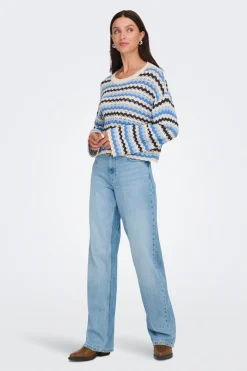 Jersey calado manga larga