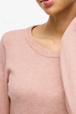 Jersey con cuello redondo de viscosa