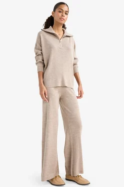 Jersey con media cremallera