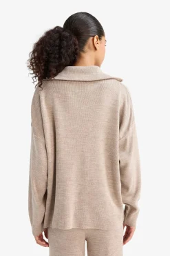 Jersey con media cremallera