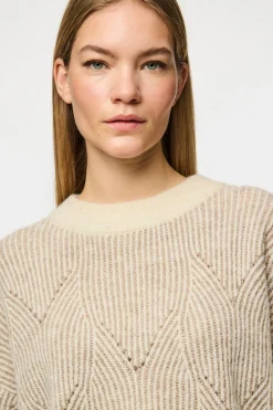 Jersey contraste pu&ntilde;os cuello