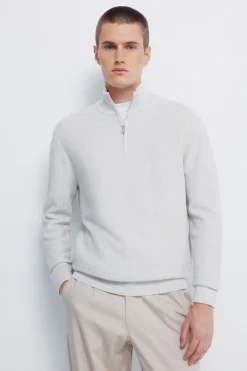 Jersey cremallera liso