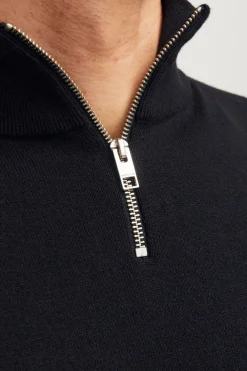 Jersey cuello alto cremallera