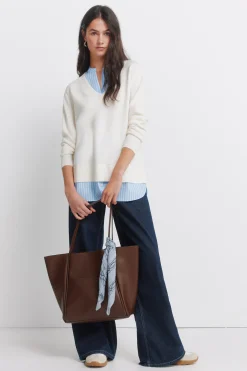 Jersey cuello mao bimateria