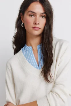 Jersey cuello mao bimateria