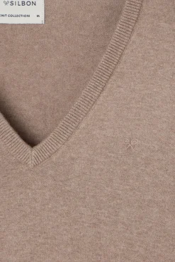 Jersey cuello pico retro