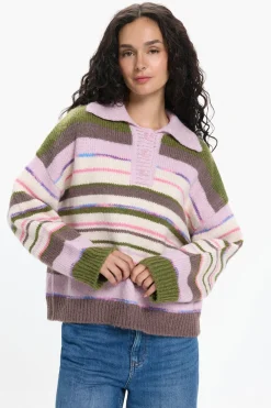 Jersey Cuello Polo Contraste