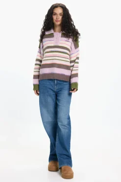 Jersey Cuello Polo Contraste