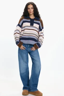 Jersey Cuello Polo Contraste