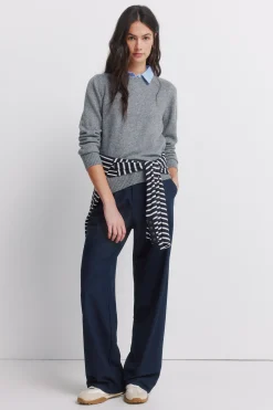 Jersey cuello tejido