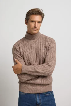 Jersey cuello vuelto de ochos