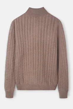 Jersey cuello vuelto de ochos