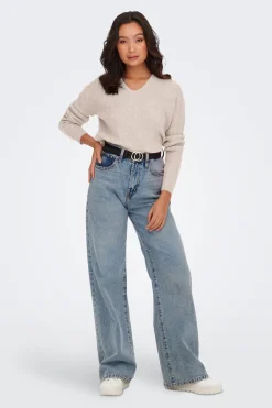 Jersey de canal&eacute; cuello pico