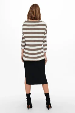 Jersey de manga larga y cuello pico