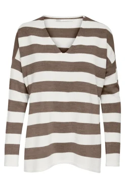 Jersey de manga larga y cuello pico