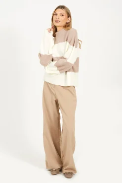 Jersey de punto a rayas