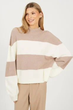 Jersey de punto a rayas