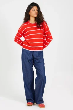 Jersey de punto a rayas