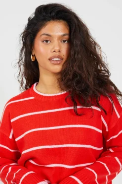 Jersey de punto a rayas