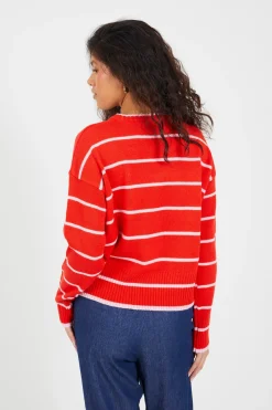 Jersey de punto a rayas
