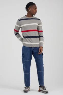 Jersey de punto a rayas