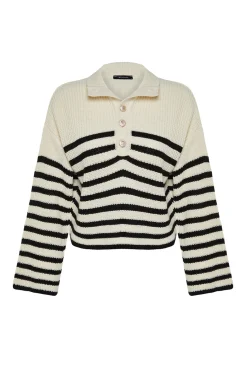 Jersey de punto a rayas