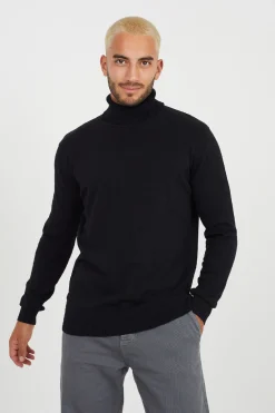 Jersey de punto con cuello alto