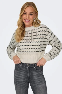 Jersey de punto corto canalé