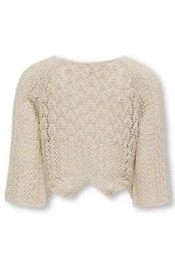 Jersey de punto ligero cropped