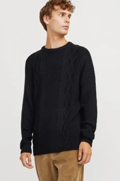 Jersey de punto trenzado