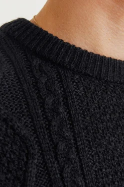 Jersey de punto trenzado