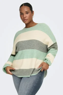 Jersey de rayas talla grande