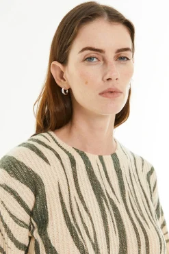 Jersey estampado efecto animal print