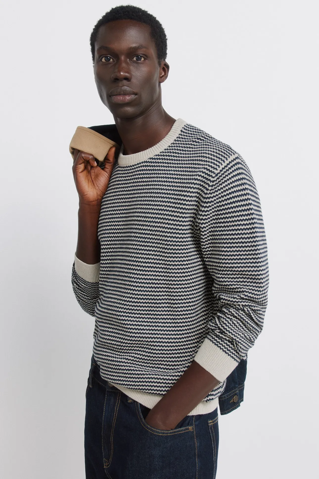 Jersey estructura bicolor