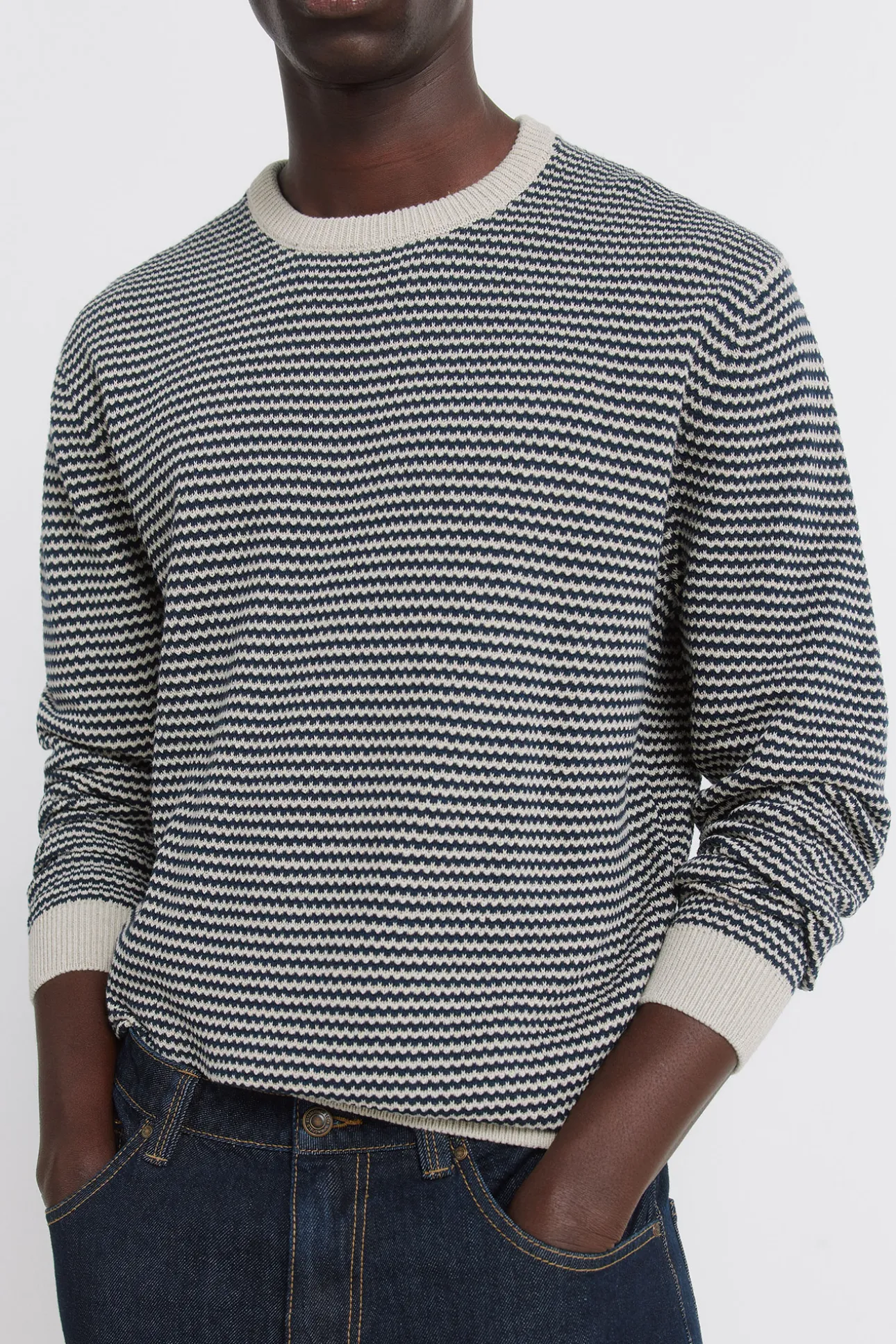 Jersey estructura bicolor