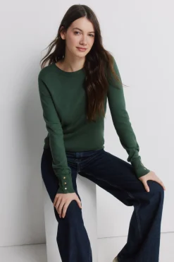 Jersey fino botones pu&ntilde;os