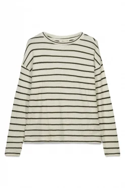Jersey fino manga larga rayas