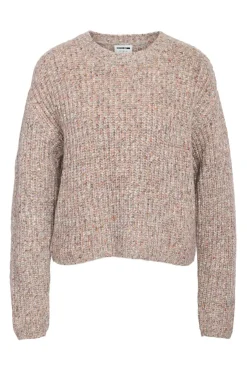 jersey jaspeado cuello redondo