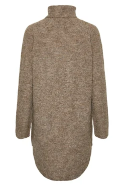 Jersey largo cuello vuelto