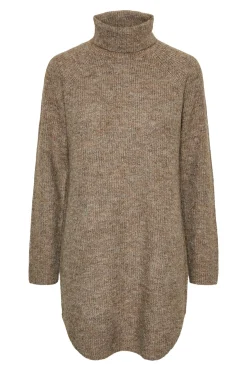 Jersey largo cuello vuelto